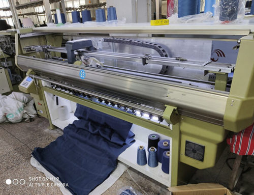 80inch Non-Jacquard collar knitting machine